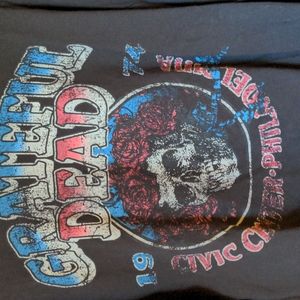 Junkfood Grateful Dead '74 Philadelphia long sleeve tee